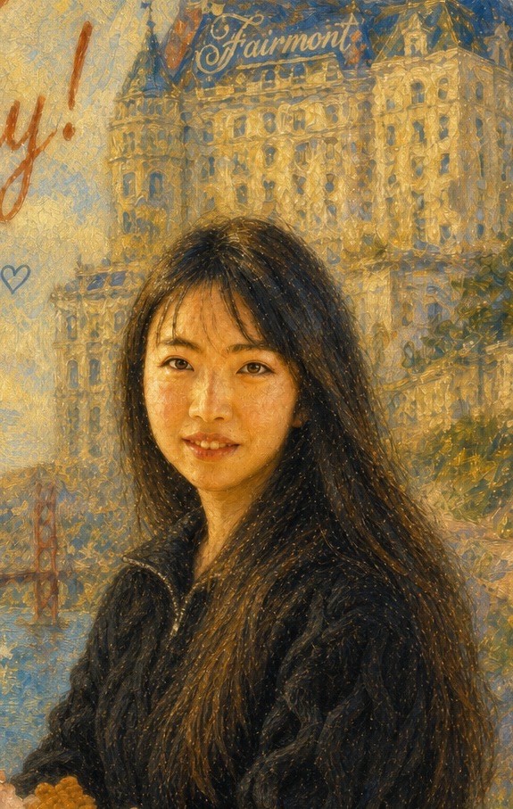 圖：舊金山分會首任會長張錦（Jane，校友間常稱「兜兜」）肖像（資料照片）
